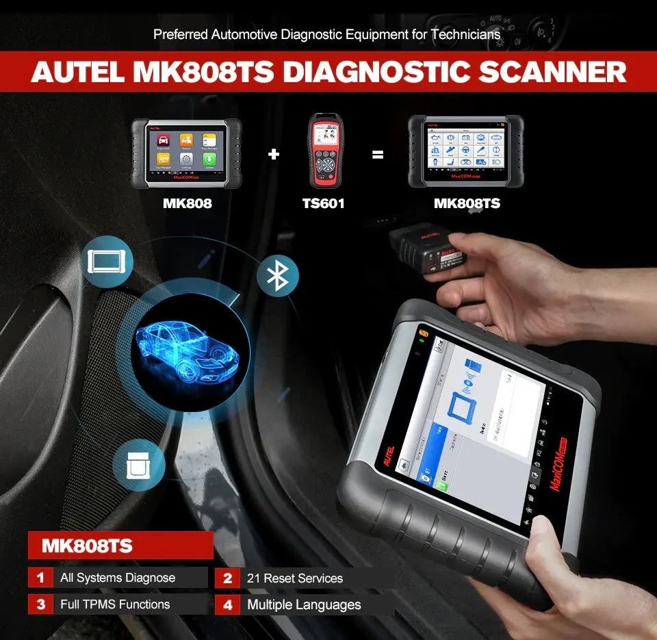 Autel MaxiCom MK808S-TS Auto Uitleesapparaat