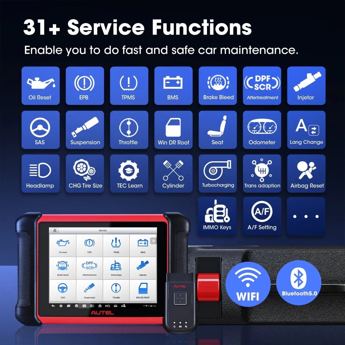Autel MaxiCom MK906BT Auto Uitleesapparaat