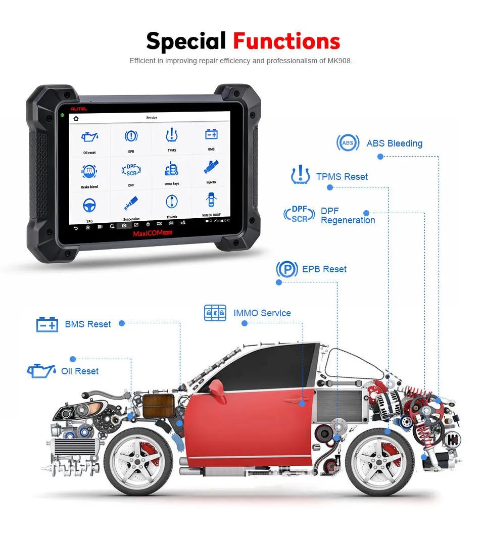 Autel MaxiCom MK908 Auto Uitleesapparaat