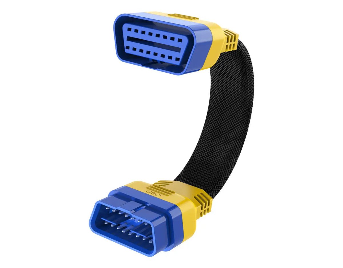 Autool 16 Pins OBD2 Nylon Verlengkabel 20 cm
