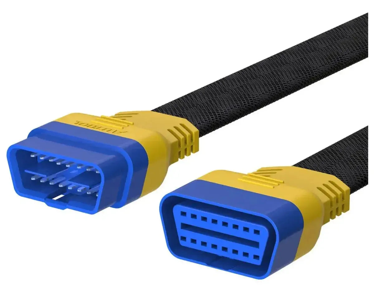 Autool (MOC267) | 16-poliges OBD2 Nylon-Verlängerungskabel (60 cm) | Schnittstelle