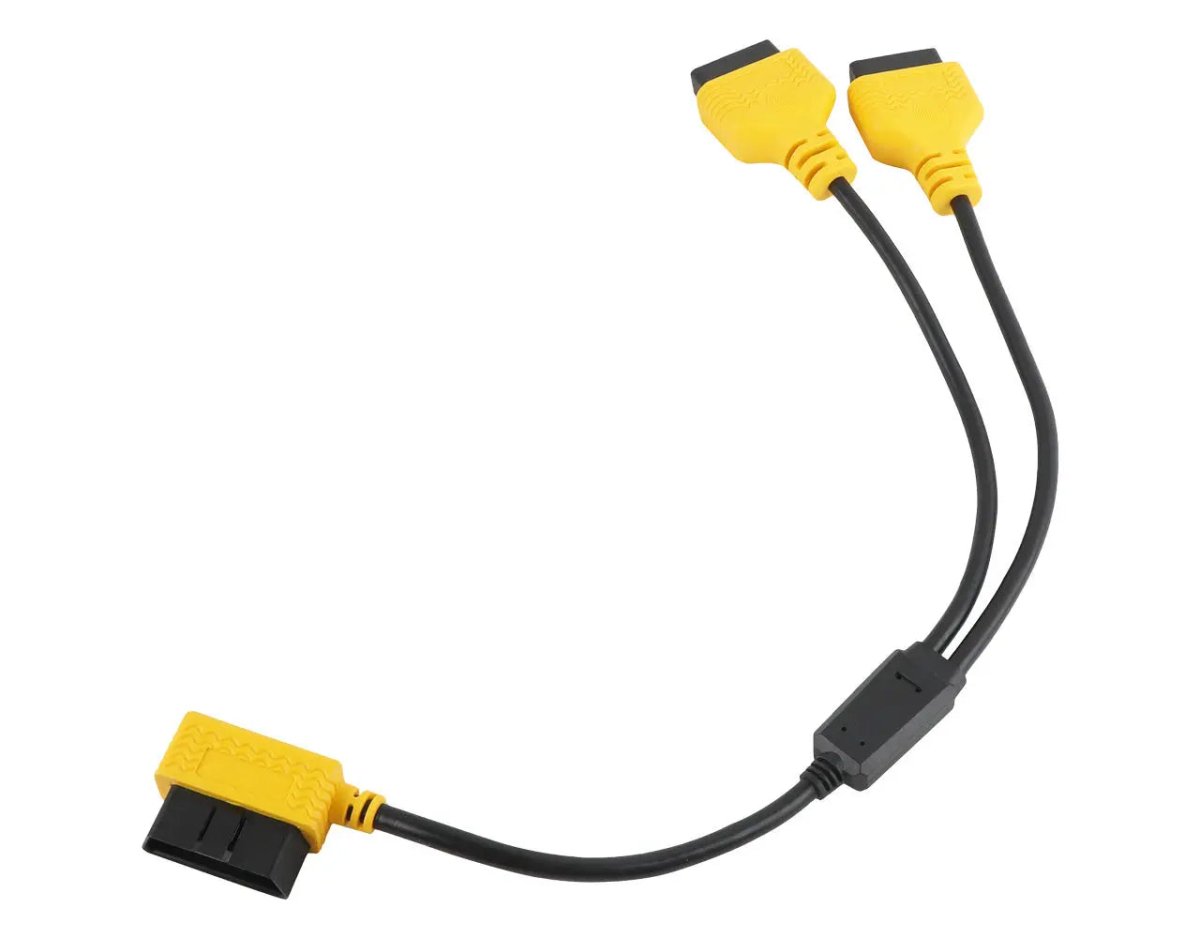 Autool 16 Pins OBD2 Verleng- Splitterkabel 2-Delig 50 cm
