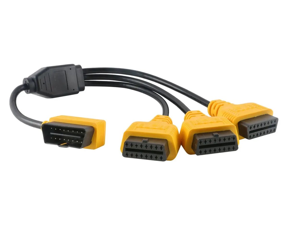 Autool 16 Pins OBD2 Verleng- Splitterkabel 3-Delig 50 cm