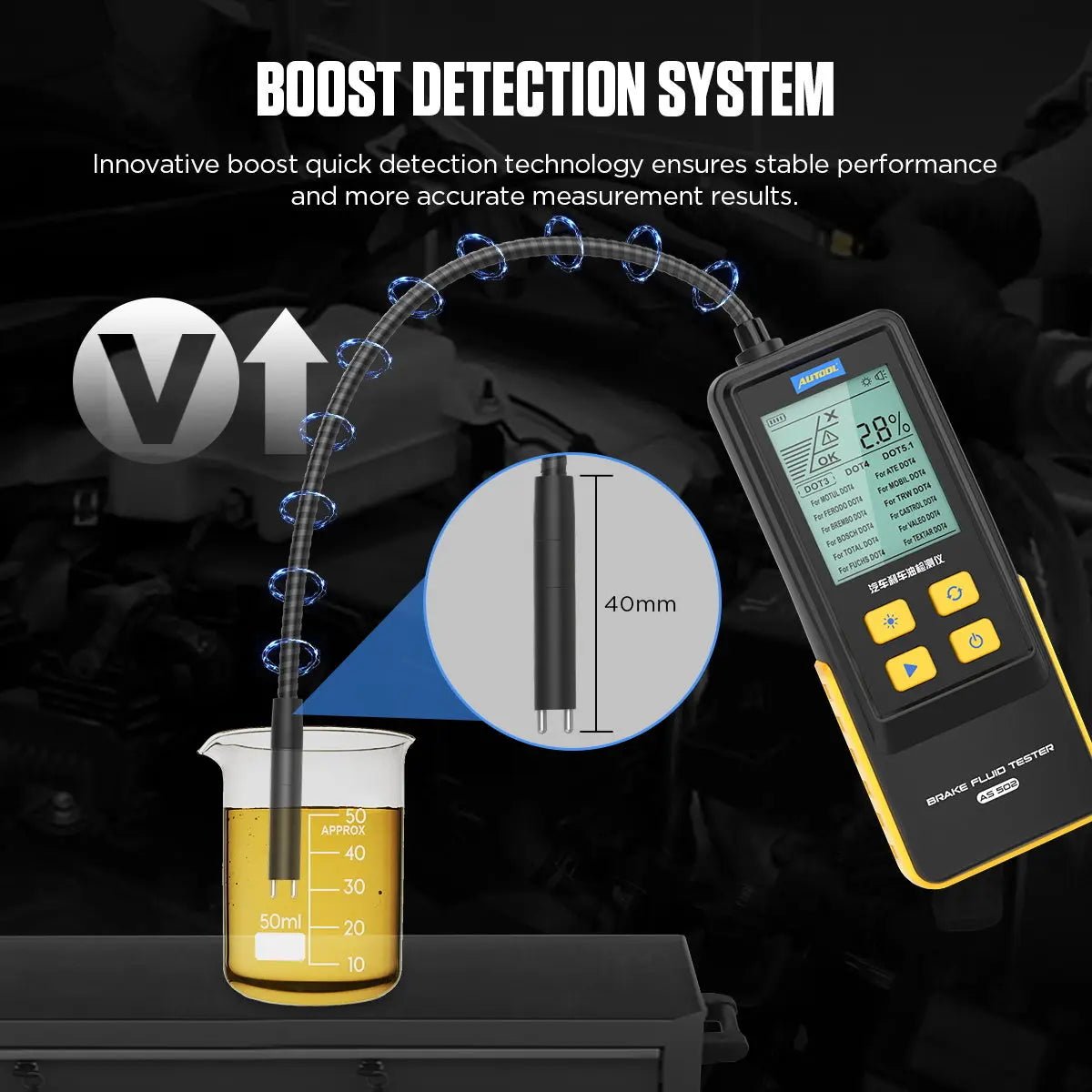 Autool AS502 Remvloeistoftester