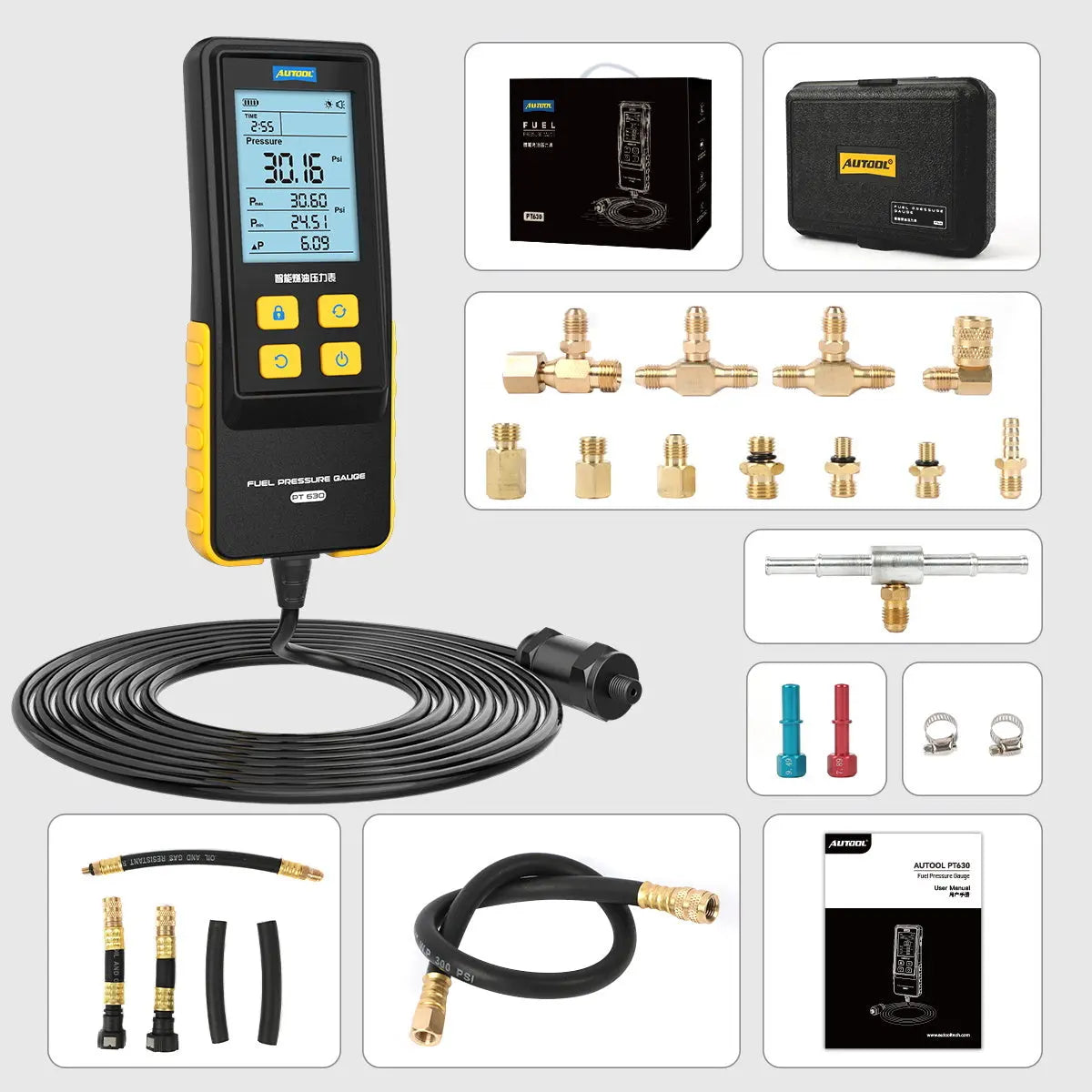 Autool Autool PT630 Brandstofdruktester