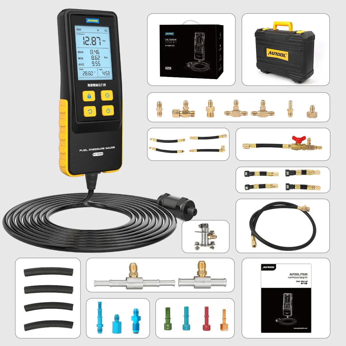 Autool Autool PT635 Brandstofdruktester