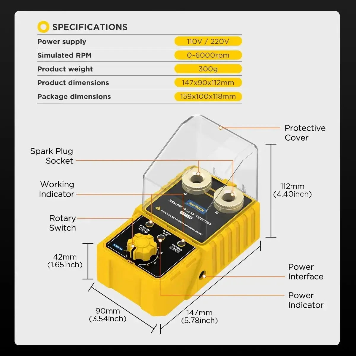 Autool SPT105 Zündkerzentester