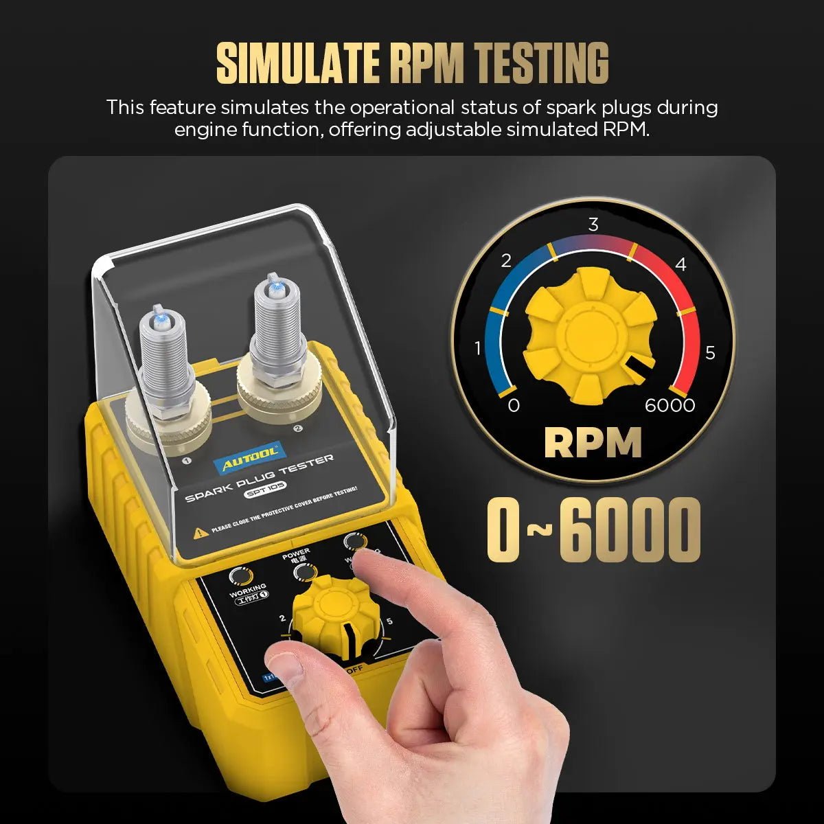 Autool SPT105 Bougietester