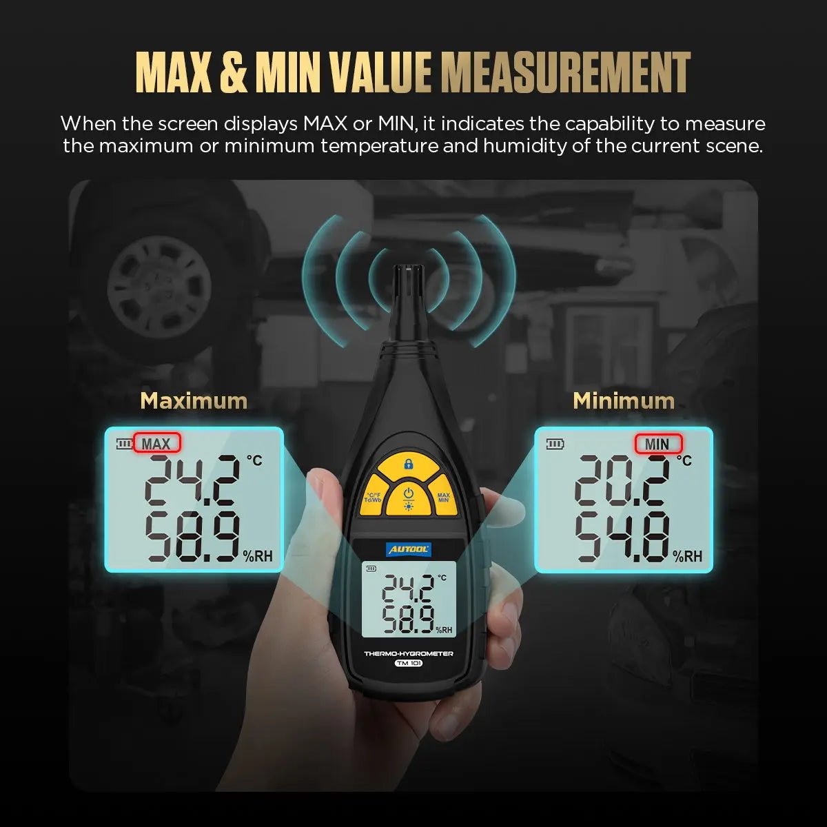Autool TM101 Thermo- Hygrometer