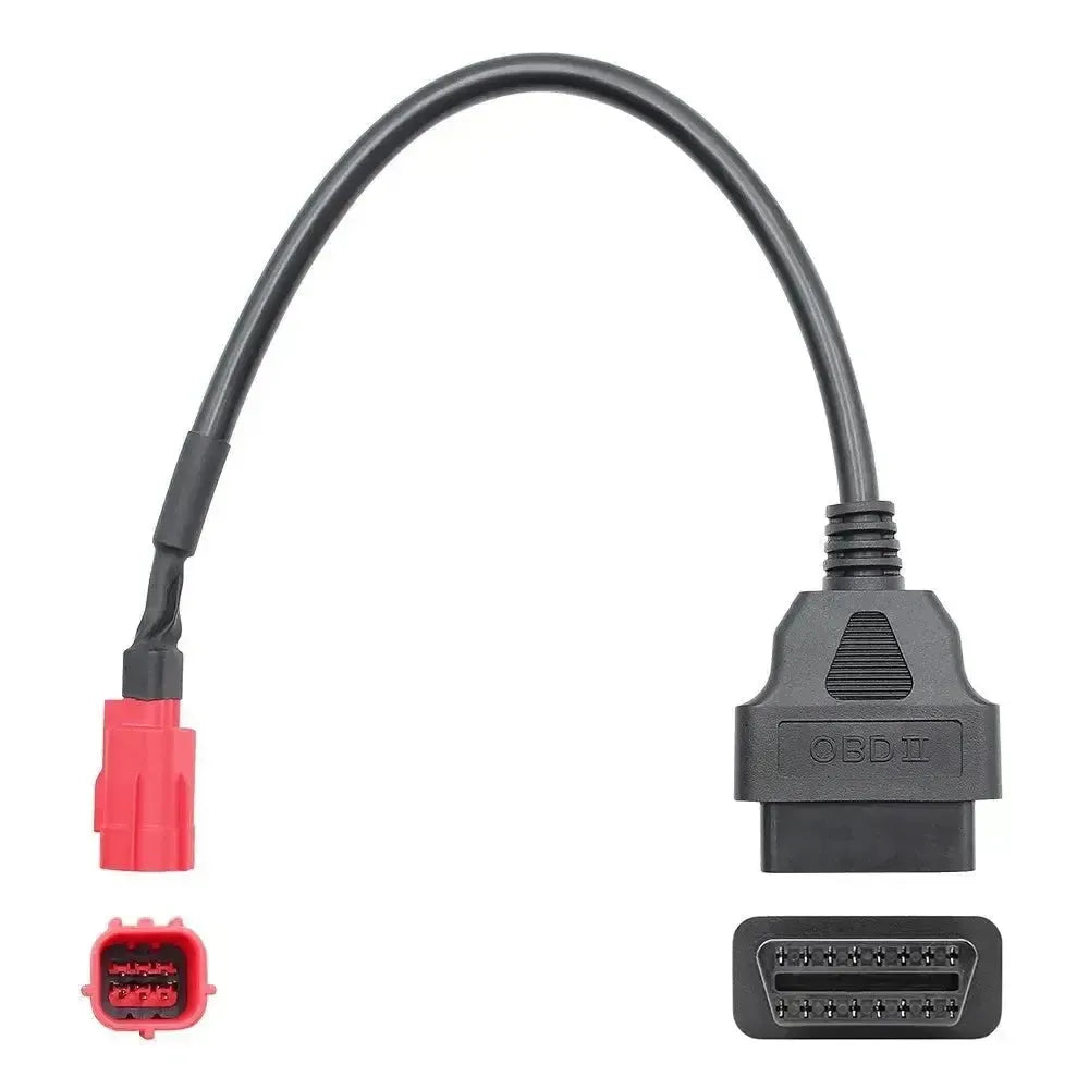 Euro-V 6-polig auf 16-polig OBD2 Adapterkabel – Motorrad