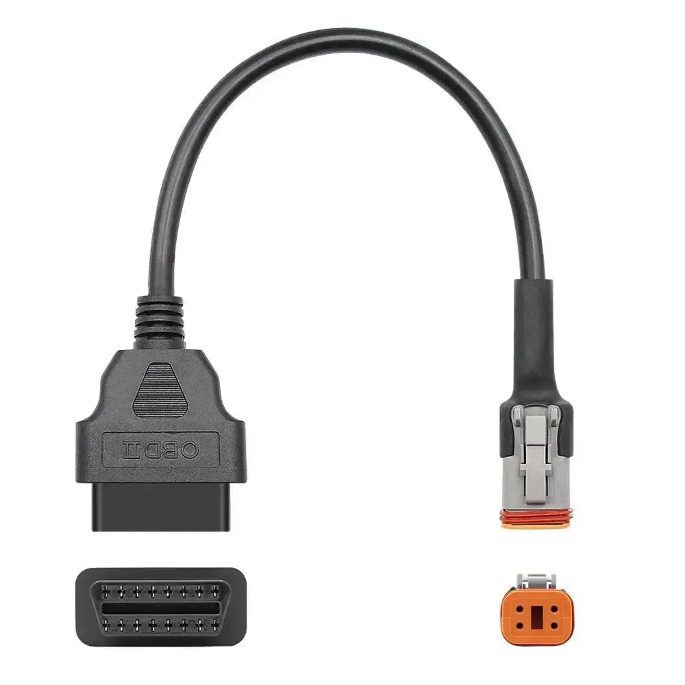 Harley-Davidson 4-polig zu 16-polig OBD2 Adapterkabel – Motorrad