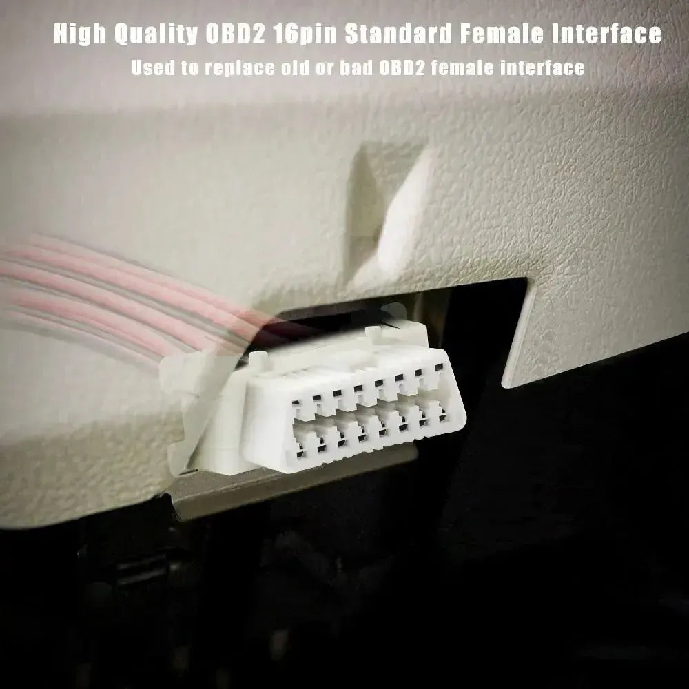 Honda 16-polige OBD2-Buchse (Weiblich) mit 16 offenen Endkabeln – 30 cm