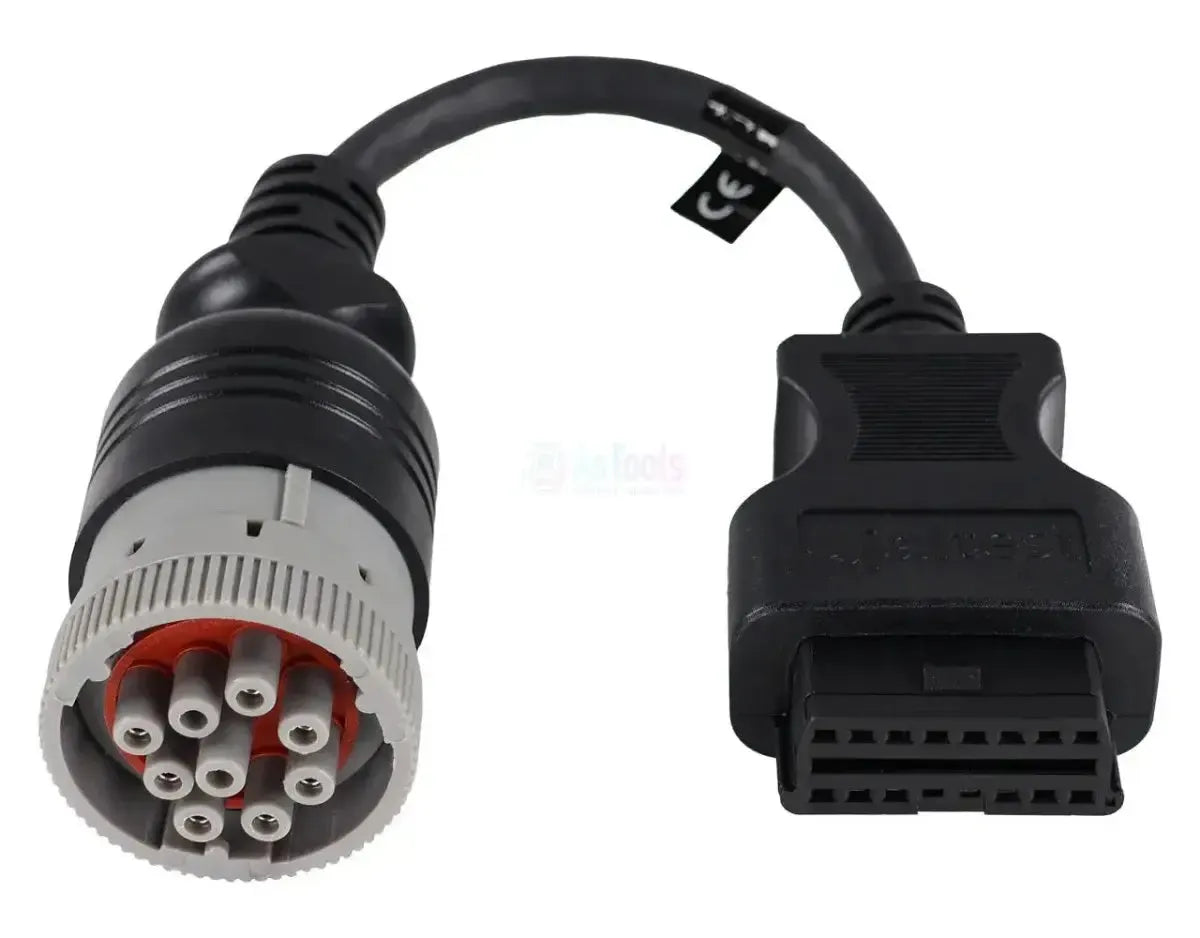 Jaltest (JDC505A) | CAT/Perkins 9-poliges OBD - 16-poliges OBD2 Adapterkabel | Verbrennungsmotor