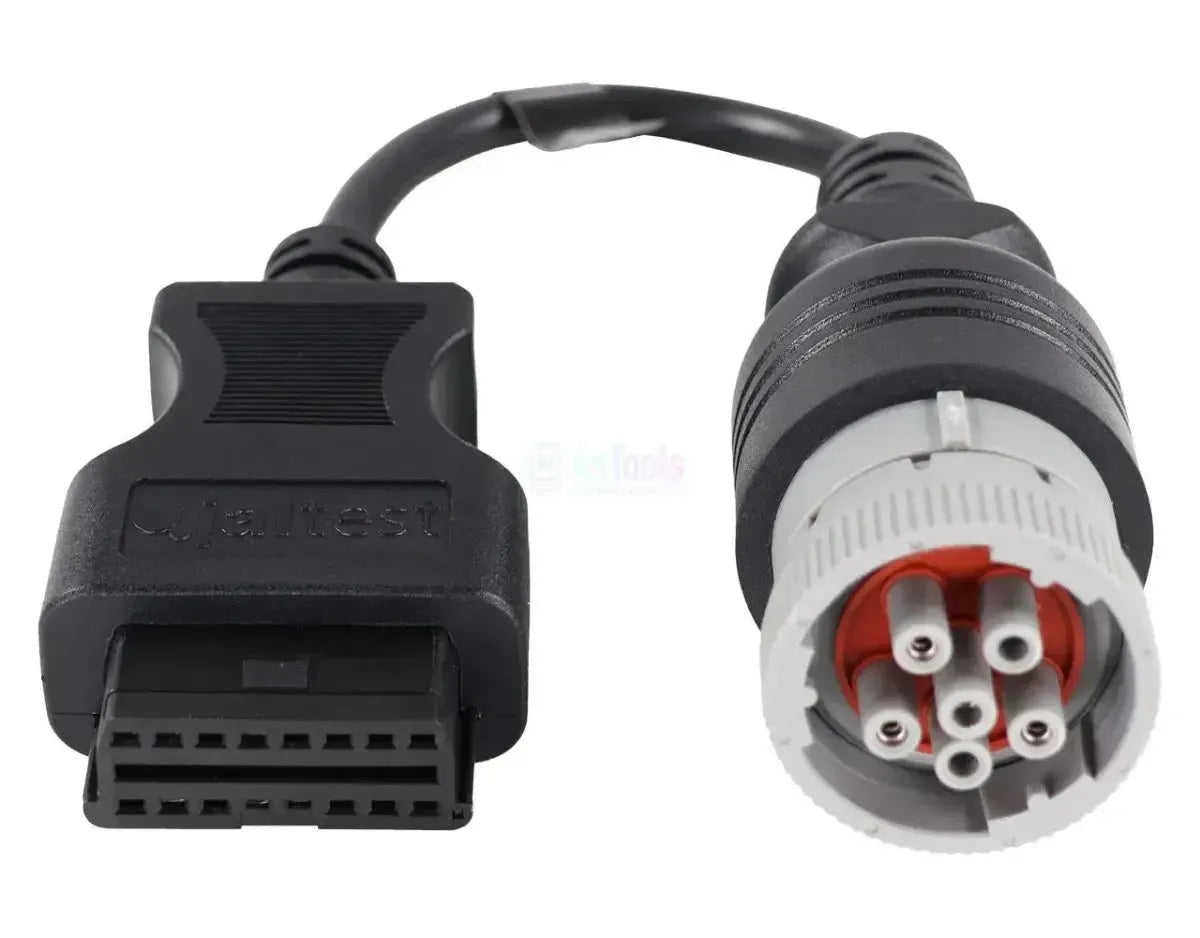 Jaltest (JDC629A) | Deutsch 6-polig OBD – 16-polig OBD2 Adapterkabel | Motorboot