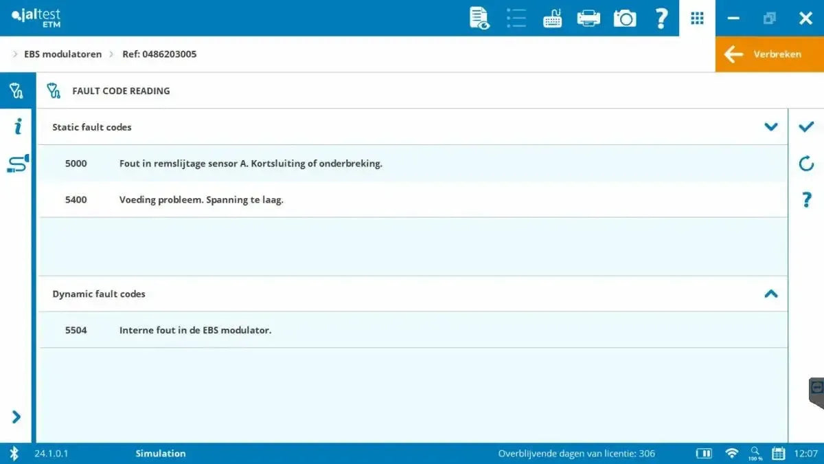 Jaltest ETM Interfacekabel V9