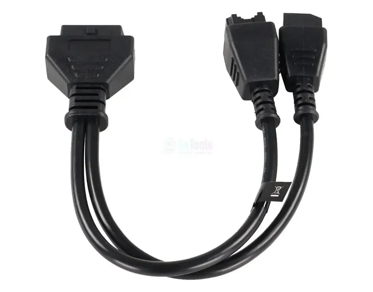 Jaltest (JDC406A) | FCA (SGW) 12+8-polig - 16-polig OBD2 Adapterkabel | Auto