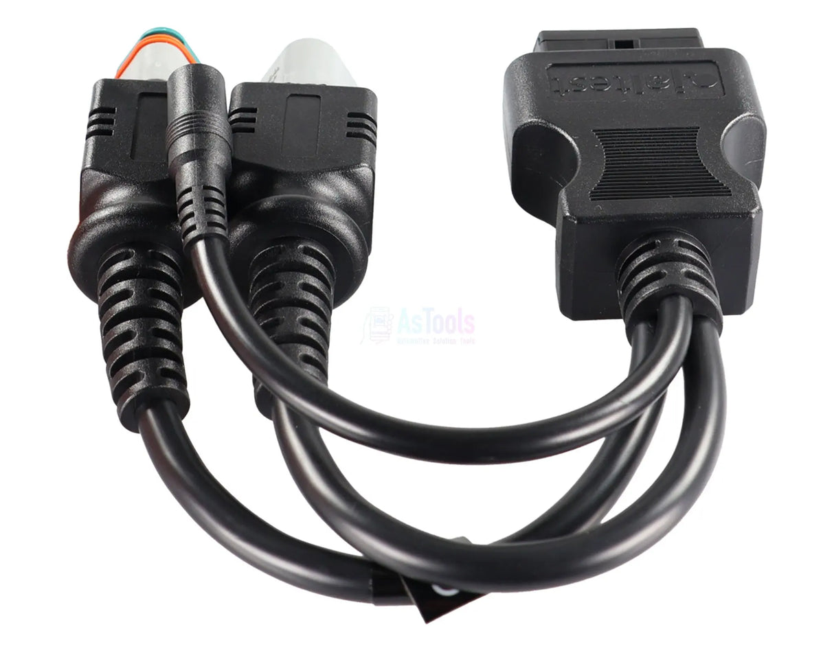 Jaltest Jaltest 3+3 Pins J1939 - 16 Pins OBD2 Verloopkabel Bedrijfs- en Werkvoertuig