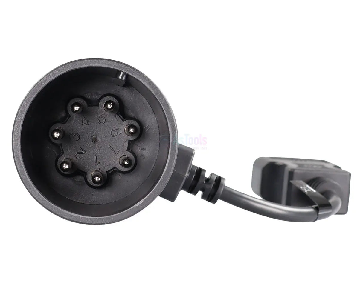 Jaltest Jaltest 7+7 Pins CAN ISO 7638 - 16 Pins OBD2 Adapter Trailer
