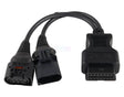Jaltest Jaltest AGCO Sisu 4+4 Pins OBD - 16 Pins OBD2 Verloopkabel Landbouwvoertuig