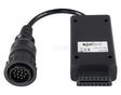 Jaltest Jaltest Deutz-Fahr/Same/Lamborghini 14 Pins OBD - 16 Pins OBD2 Verloopkabel Landbouwvoertuig