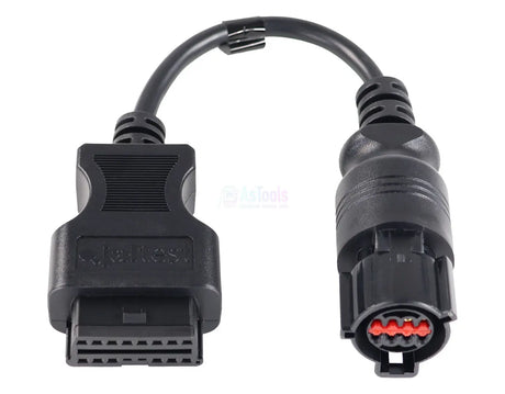 Jaltest Jaltest Hyster 8 Pins OBD - 16 Pins OBD2 Verloopkabel Werkvoertuig