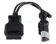 Jaltest Jaltest Hyster/Yale 3 Pins OBD - 16 Pins OBD2 Verloopkabel Hef- en Hijswerktuigen