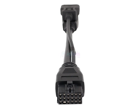 Jaltest Jaltest Knorr-Bremse ABS 18+18 Pins OBD - 16 Pins OBD2 Verloopkabel Bedrijfsvoertuig