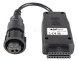 Jaltest Jaltest Knorr-Bremse KB4-TA ABS 7 Pins OBD - 16 Pins OBD2 Verloopkabel Trailer