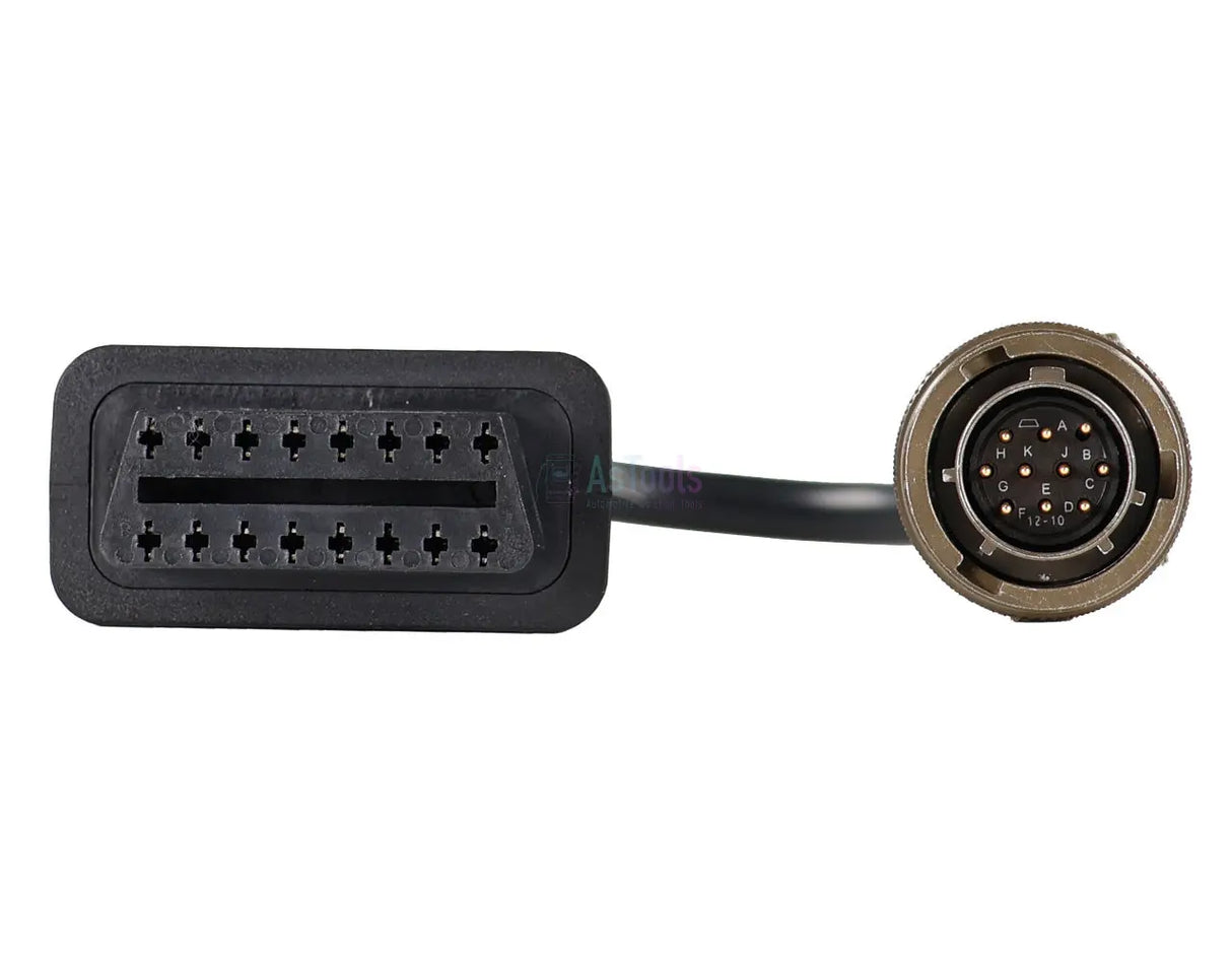 Jaltest Jaltest MTU 10 Pins OBD - 16 Pins OBD2 Verloopkabel Verbrandingsmotor