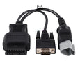 Jaltest Jaltest SISU 3+9 Pins OBD - 16 Pins OBD2 Verloopkabel Verbrandingsmotor