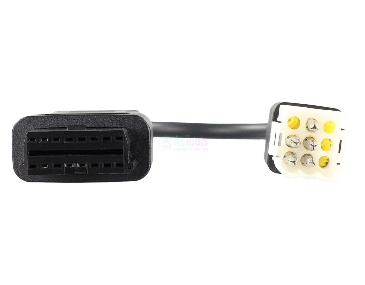 Jaltest Jaltest Volvo ECS 9 Pins OBD - 16 Pins OBD2 Verloopkabel Autobus