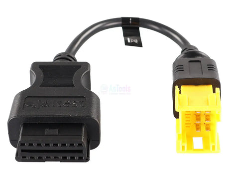 Jaltest Jaltest ZF Ecolife MCP 9 Pins OBD - 16 Pins OBD2 Verloopkabel Autobus