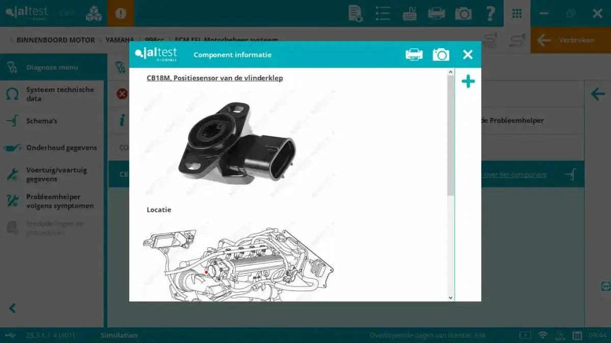 Jaltest Marine (Binnenboord) Diagnosegerät