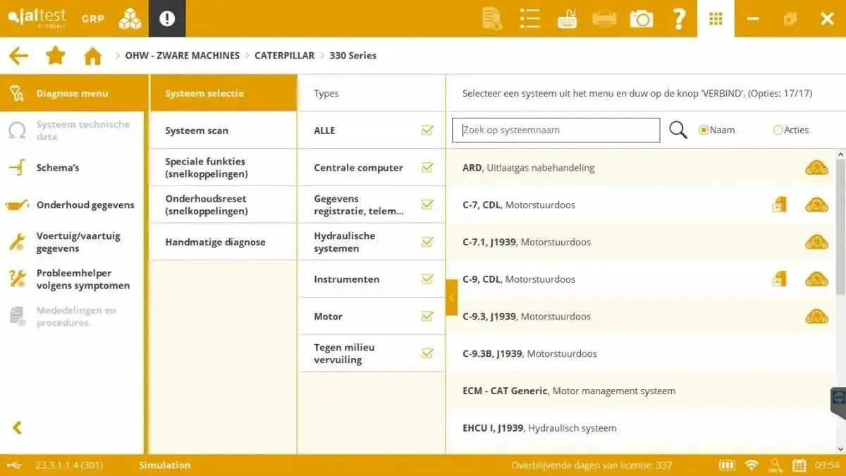 Jaltest Kehrmaschinen Diagnosegerät