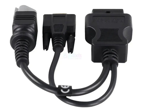 Jaltest (JDC518A) | SISU 3+9-poliges OBD - 16-poliges OBD2 Adapterkabel | Verbrennungsmotor