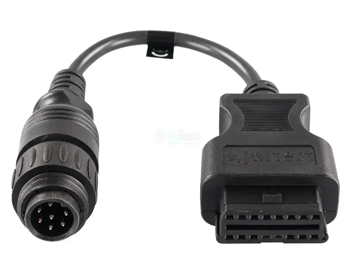 Jaltest (JDC103A) | Wabco/Knorr-Bremse 7-polig - 16-polig OBD2 Adapterkabel | Anhänger