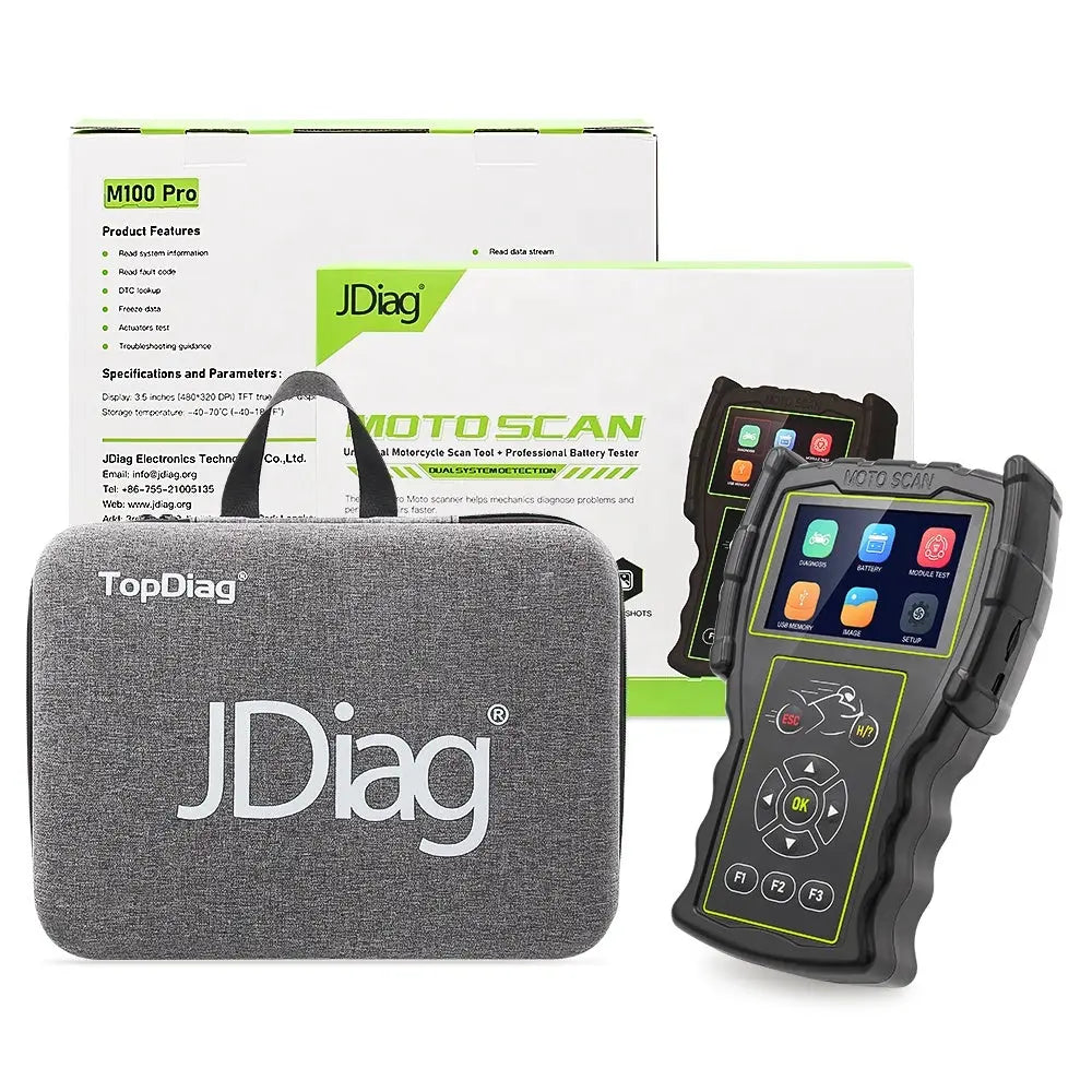 JDiag JDiag M100 Pro Full Motorfiets Uitleesapparaat