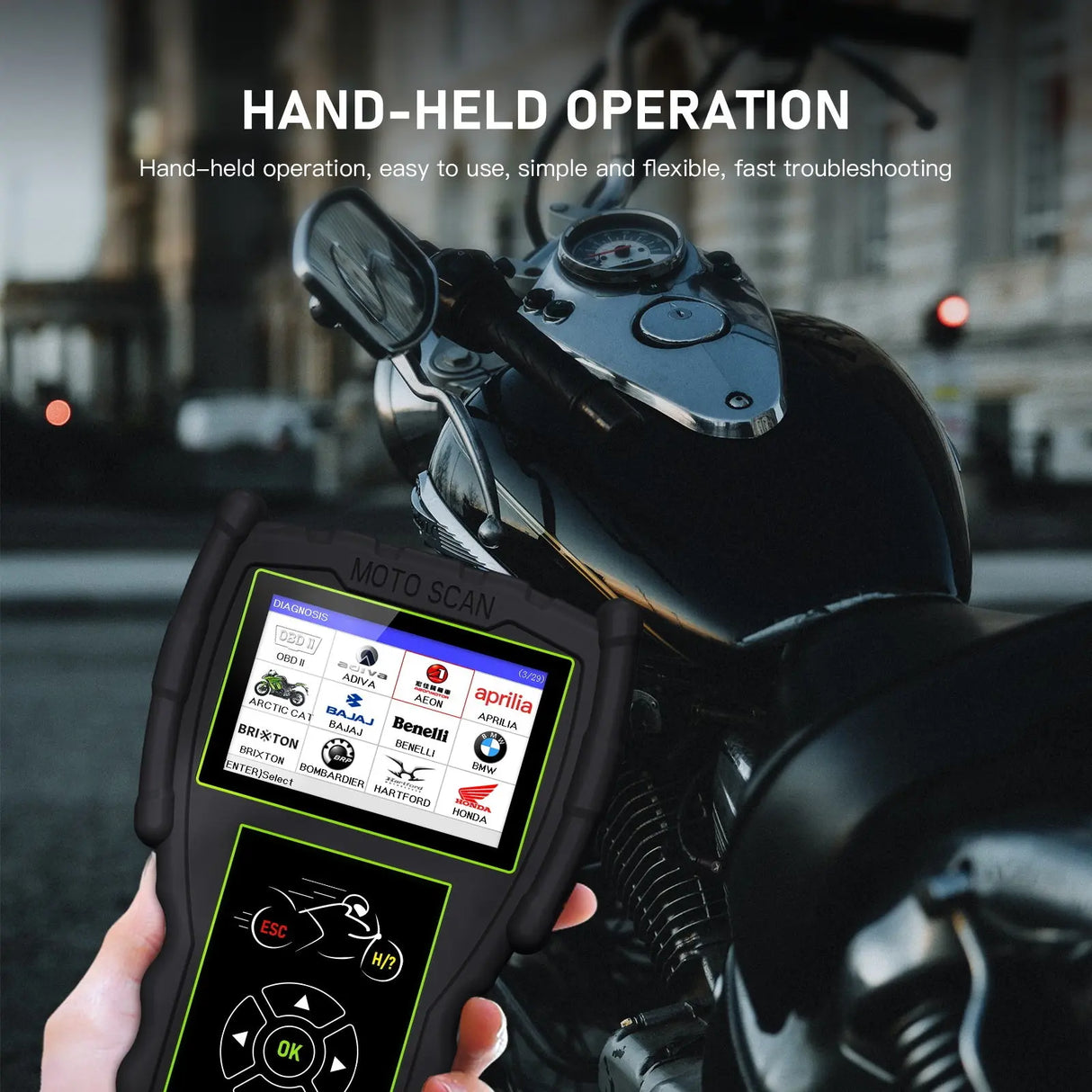 JDiag JDiag M100 Pro Full Motorfiets Uitleesapparaat