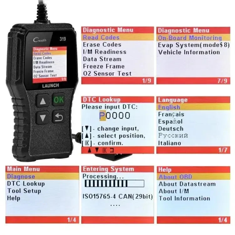 Launch Creader CR319 Auto Fehlercode-Leser