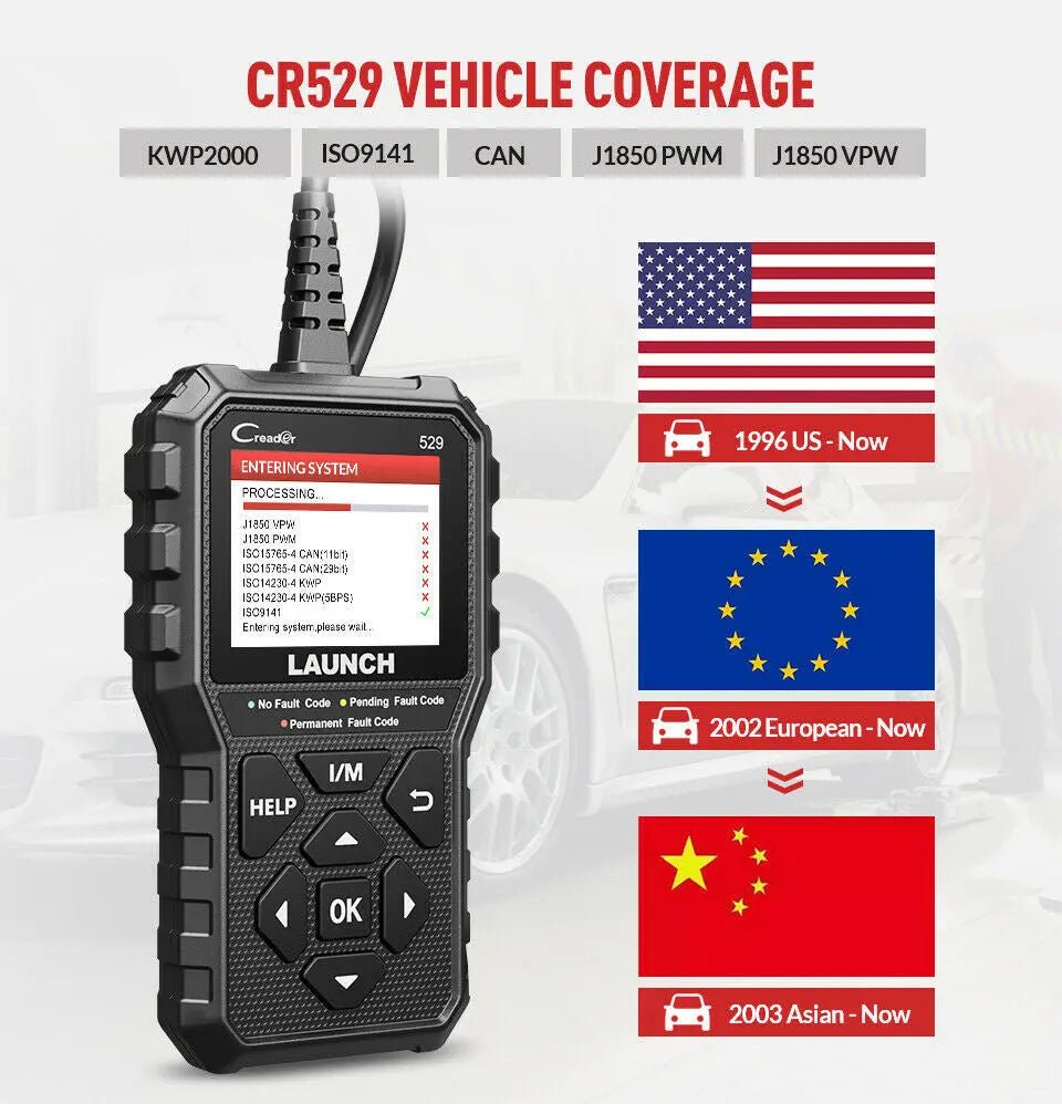 Launch Creader CR529 Auto Foutcodelezer