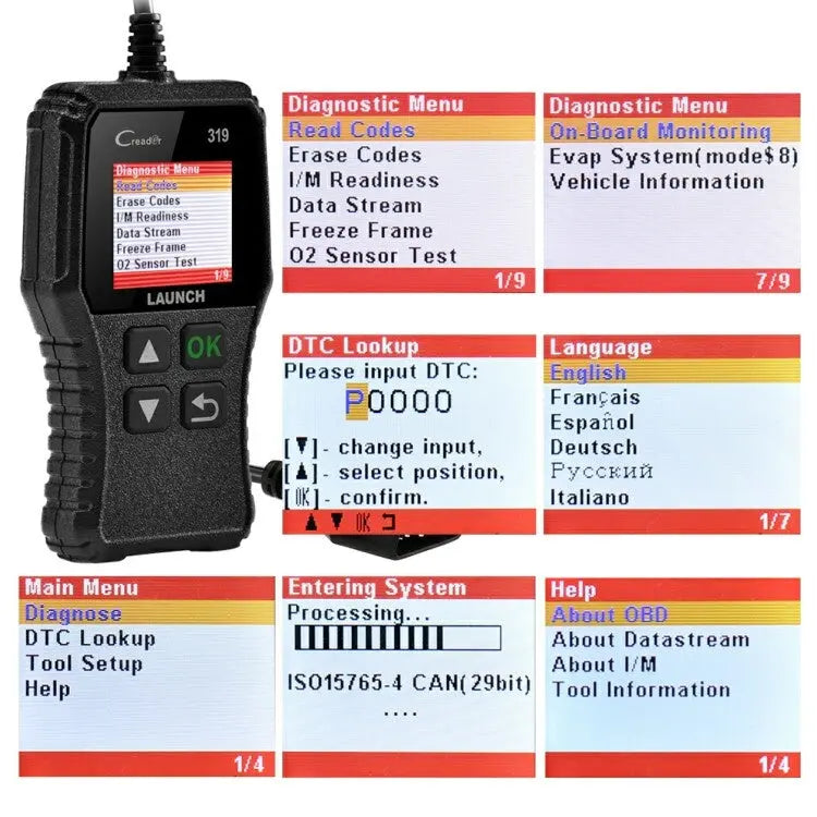 Launch Launch Creader CR319 Auto Code Reader