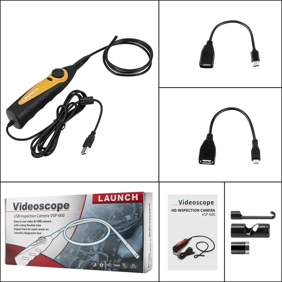 Launch VSP-600 USB Inspektionskamera 5,5 mm