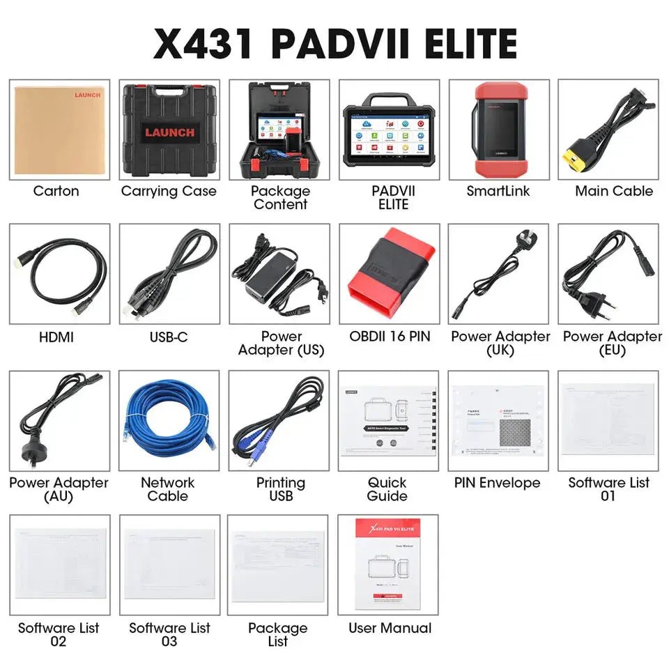 Launch X-431 PAD VII Elite Auto Uitleesapparaat