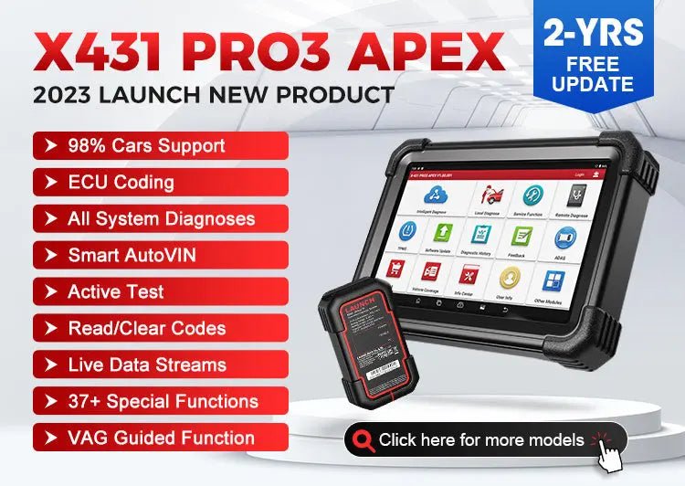 Launch X-431 Pro3 Apex Auto Uitleesapparaat