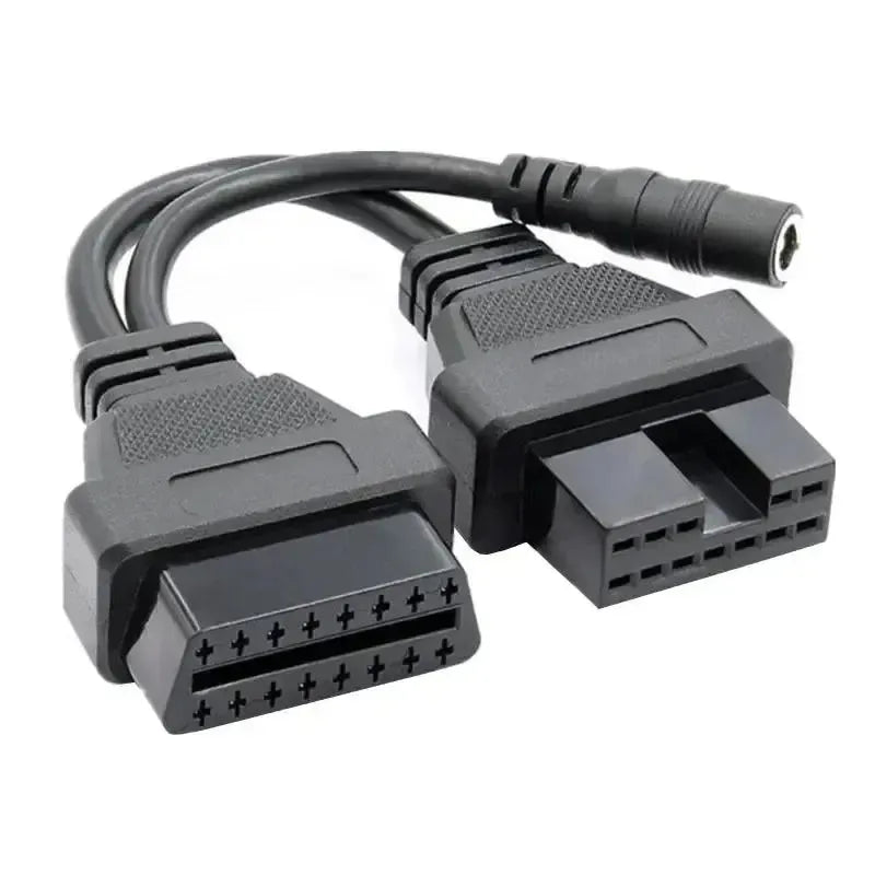 Mitsubishi/Hyundai 12-polig OBD1 – 16-polig OBD2 Adapterkabel | Personenwagen