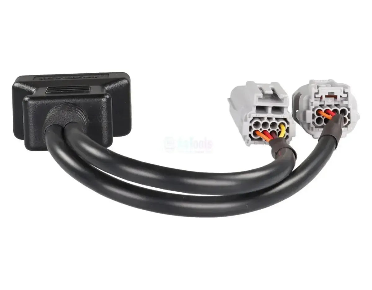 OBDSTAR (M048) | Aprilia 8+8-poliges OBD – 16-poliges OBD2 Adapterkabel | Motorrad