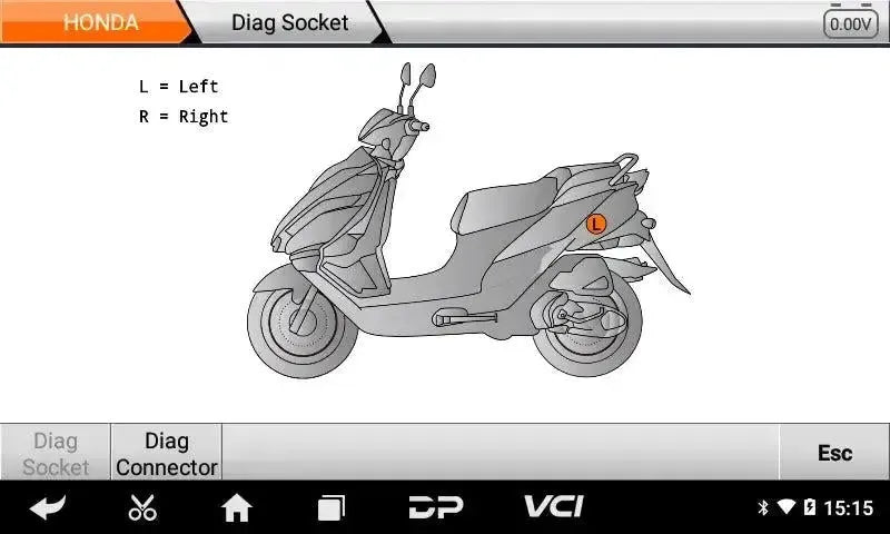 OBDSTAR IScan Japan Snorfiets/Motorrad Diagnosegerät