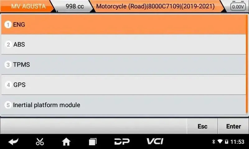 OBDSTAR IScan MV Agusta Motorrad Diagnosegerät
