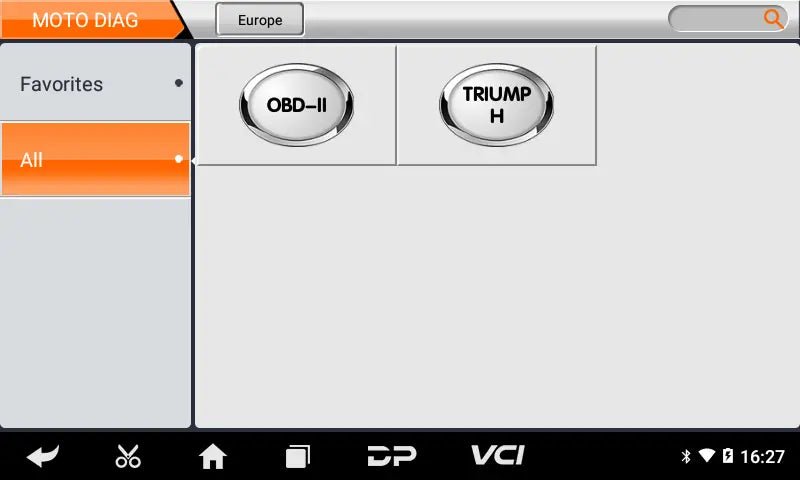 OBDSTAR IScan Triumph Motorfiets Uitleesapparaat