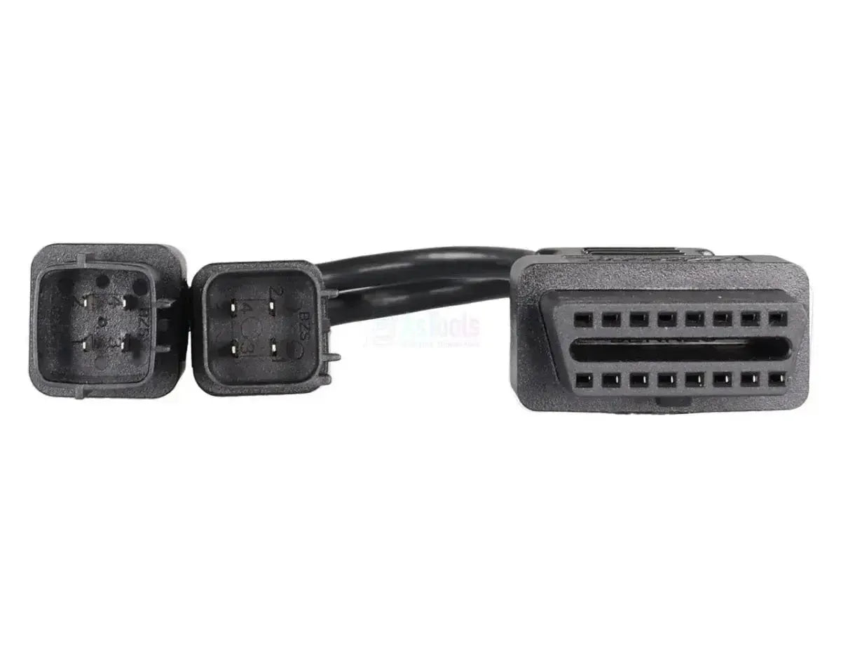 OBDSTAR (M006) | Kawasaki 4+4-poliges OBD – 16-poliges OBD2 Adapterkabel | Motorrad